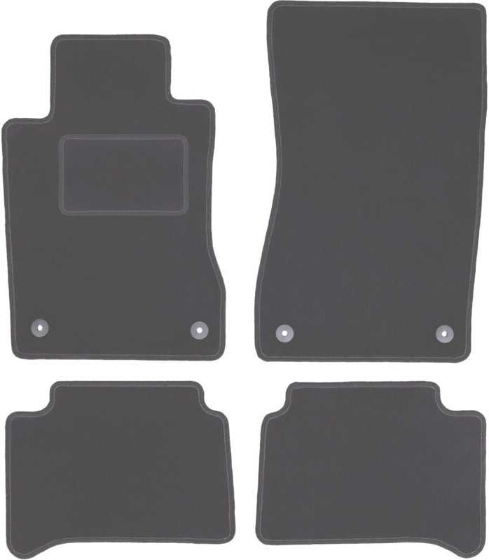 Graphit-Fußmatten für: Mercedes CLS C219 Limousine (2004-2010)