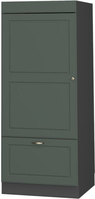 Vicco - Mikrowellenschrank Fame-Line, Grün-Gold Landhaus, 60 cm