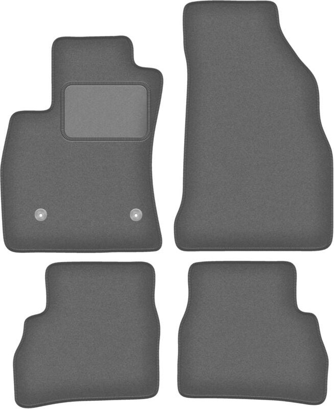 Graphit-Fußmatten für: Fiat Doblo III Kombivan (2021-)