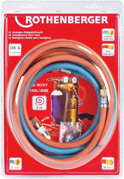 ROTHENBERGER ROXY Doppelschlauchgarnitur 3m - 35785