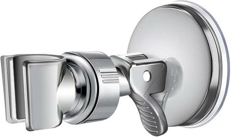 Austauschbarer Handbrausehalter, 360° drehbarer Saugnapf-Duschhalter (Saugnapfbasis)