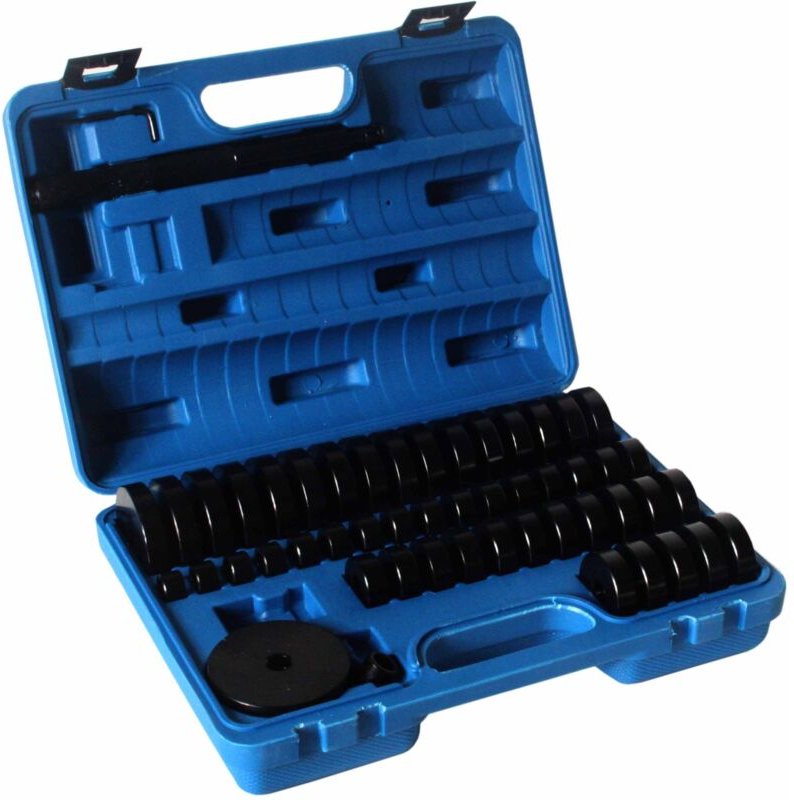 Abziehersatz für Buchsen, Lager, Naben, 18 - 74 mm, 52-tlg.