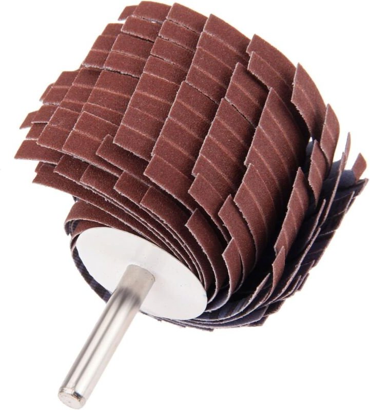 mm Schaft 150 240 320 400 Schleifpapier Rad Stanzen Schleifen Poliertuch Metall Holzschnitzerei Polierköpfe