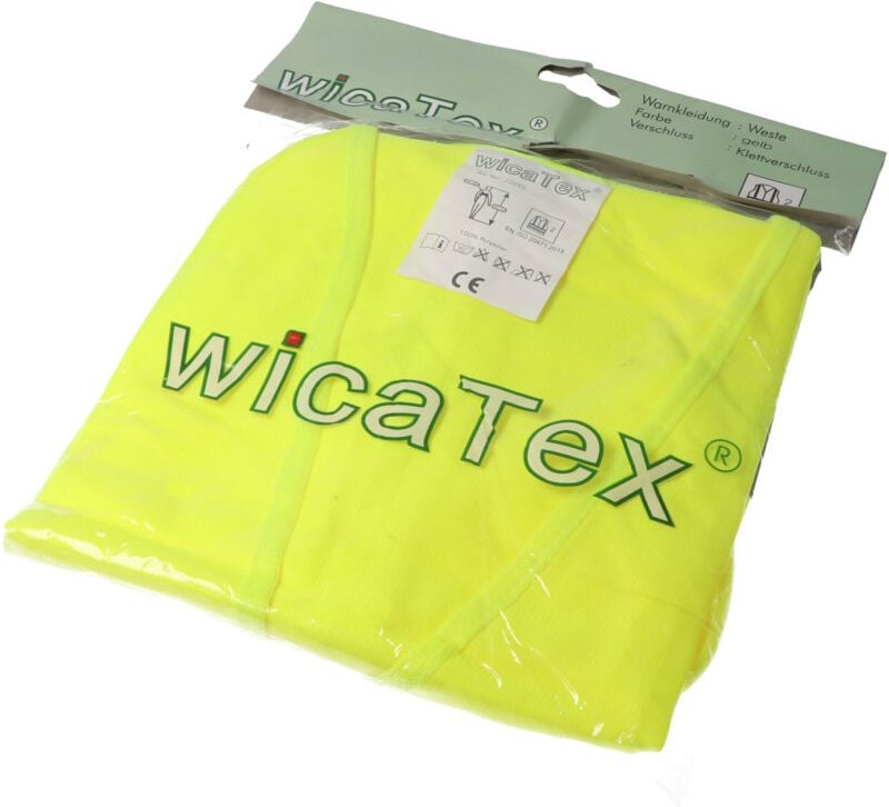 Wicatex Warnweste, pvc, en 471, Einheitsgröße, gelb
