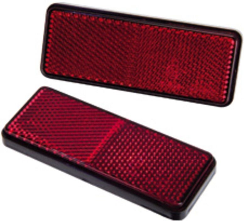 Reflektor mit Klebefläche, rot, 2 Stück - Filmer