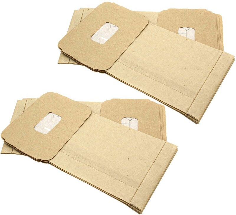 20x Staubbeutel kompatibel mit Philips p 65, 59, 67, 66, 68, 54, 70, 69, 56, 55, 58, 57 Staubsauger - 32cm x 17,5cm Sand...