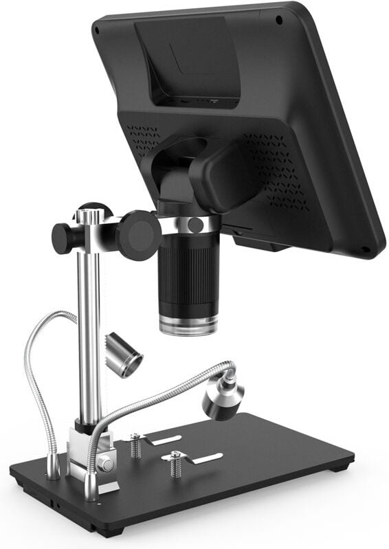 Thumbnail - AD208S 8,5-Zoll-LCD-Display-Digitalmikroskop 5X-1200X 1280800 Einstellbares 1080P-Zielfernrohr-Lötwerkzeug mit Dual-Fill...