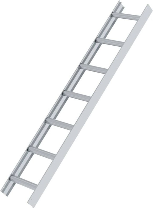 Günzburger Steigtechnik Dachleiter Alu Natur 7 Sprossen - 011112