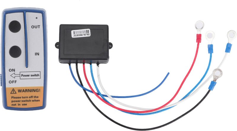 Jeffergarden Electric Winch Fernbedienungssteuerung Wireless Controller System 12 -V -Netzschalter für Offroad -Fahrzeug
