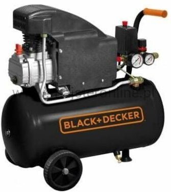 Thumbnail - Luftkompressor Black+Decker 24L 1.5HP 8BAR mit Öl für den professionellen und häuslichen Gebrauch, hohe Leistung und Hal...