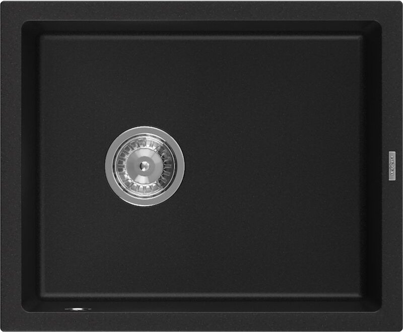 Pedro 1-Becken-Granit-Spüle 560 x 460 mm, Schwarz - 6508561000-77 - Mexen