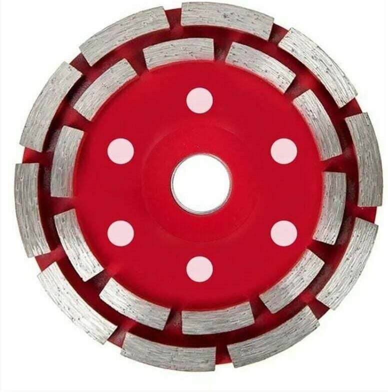 Thumbnail - 125 mm Diamant-Schleifscheibe zum Schleifen von Beton, Stein, Ziegel, Marmor und Granit – ideal für Dremel-Rotationswerk...