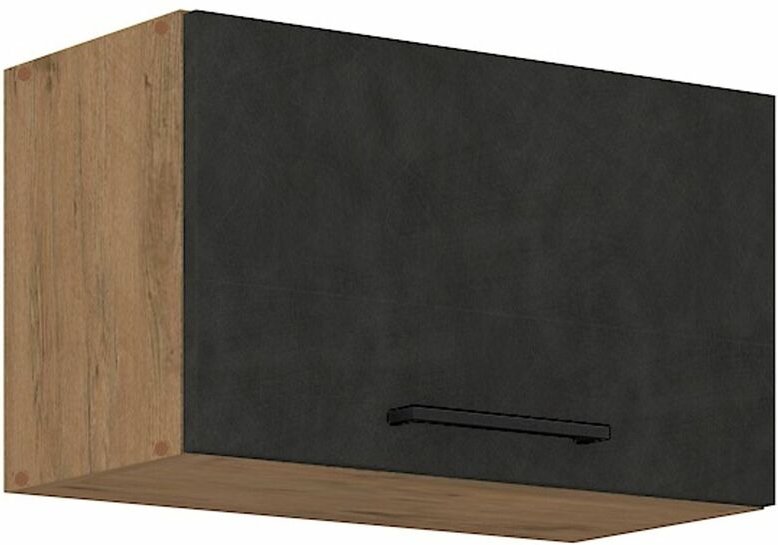 Küchen Preisbombe - Vigo Kurzhängeschrank 60 cm Eiche Lancelot Matera Grau Küchenzeile Küchenblock