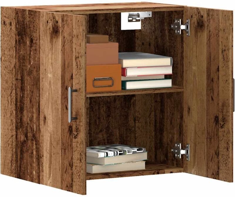 Wandschrank Altholz-Optik 60x31x60 cm Holzwerkstoff Vidaxl