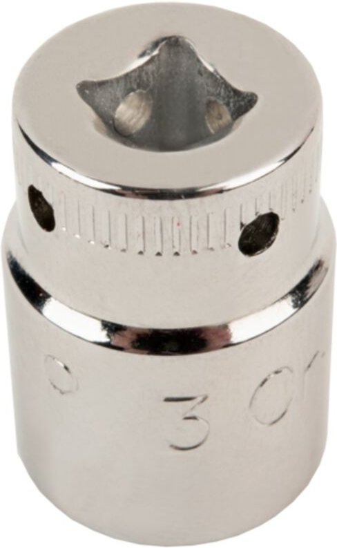 Bahco 1/4-Steckschlüssel-Einsatz, Vierkantantrieb, mit 12-mm-Sechskantprofil und vier Bohrungen zur sicheren Befestigung