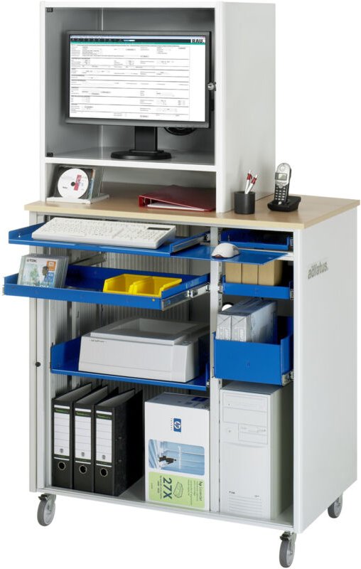 Computer-Station 2675, B1030xT660xH1850mm - RAU