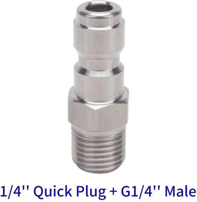 Tlily - Hochdruck Reiniger Schnee Schaum Schnell Stecken Verbinder 1/4 ein Spritz Pistolen Stab Lanzen Adapter Trennen K...