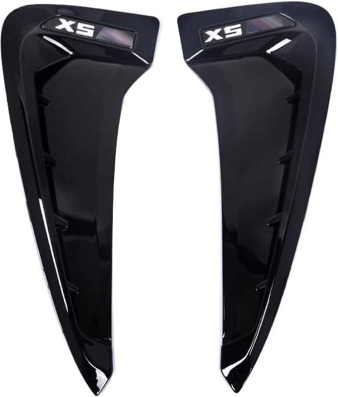 Passende seitliche Luftleitflügelöffnungen für BMW X5 X5M F15 F85 2014–2018 (X5 M Logo)