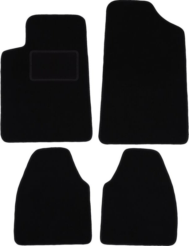 Schwarze Veloursmatten für: Peugeot 607 Limousine (1999-2010)