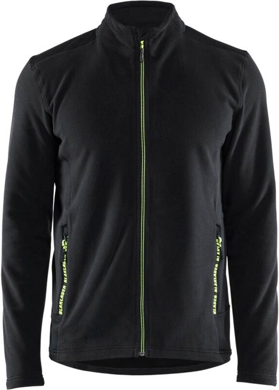 Arbeitsjacke aus Mikropolar 4765 - Schwarz/Gelb XS