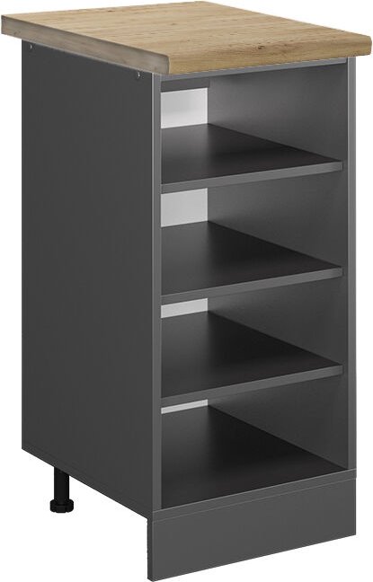 Thumbnail - Vicco - Küchenregal R-Line, Anthrazit, 40 cm , ap Eiche