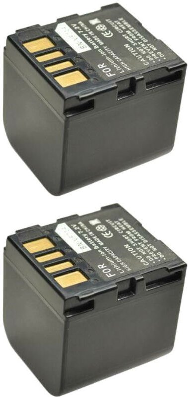 Trade-shop - 2x Kamera Akku 2800mAh für jvc DR-D239 GR-D-239E GR-D-240 GR-D-240E GR-D-240 e GR-D-240EG GR-D-240 eg GR-D-...