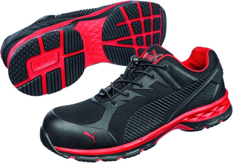 FP - puma Halbschuh 643890 S1P esd schwarz/rot Gr. 43