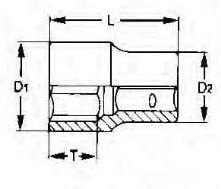 Steckschlüssel, 3/4, Sechskant, 24mm Tengtools M3405246-C 36200400