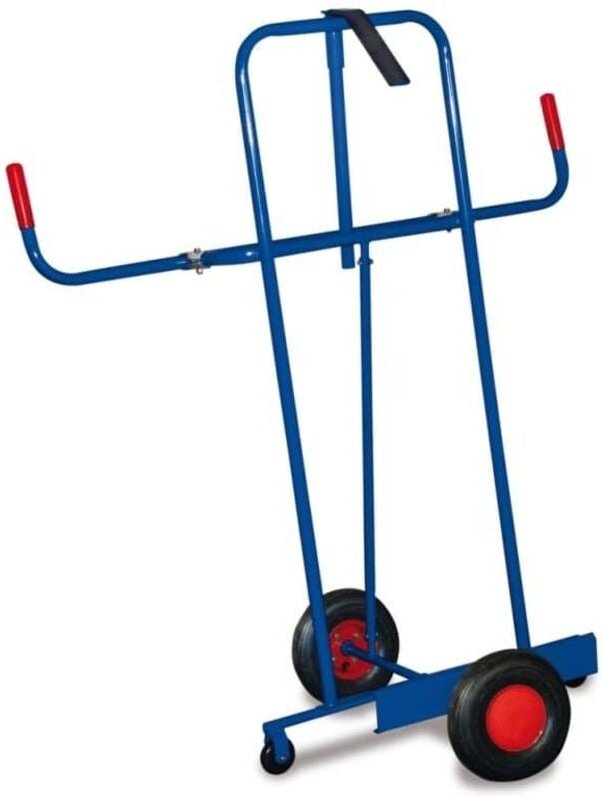 VARIOfit Plattenkarre zum Längstransport mit variabler Plattensicherung und Luftbereifung