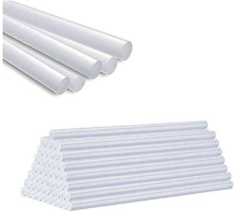Ymyny - 20 Stück weiße Heißklebestifte Klebepistole Stick 175x11 mm 92298 -