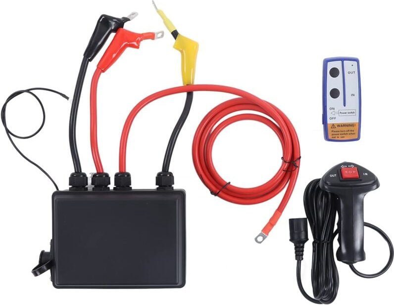 Winden-Fernbedienungssatz, TemperaturbestäNdiger 3-Pin-Stecker Windensteuerung FüR 8000-20000LB Winde - Ej.life