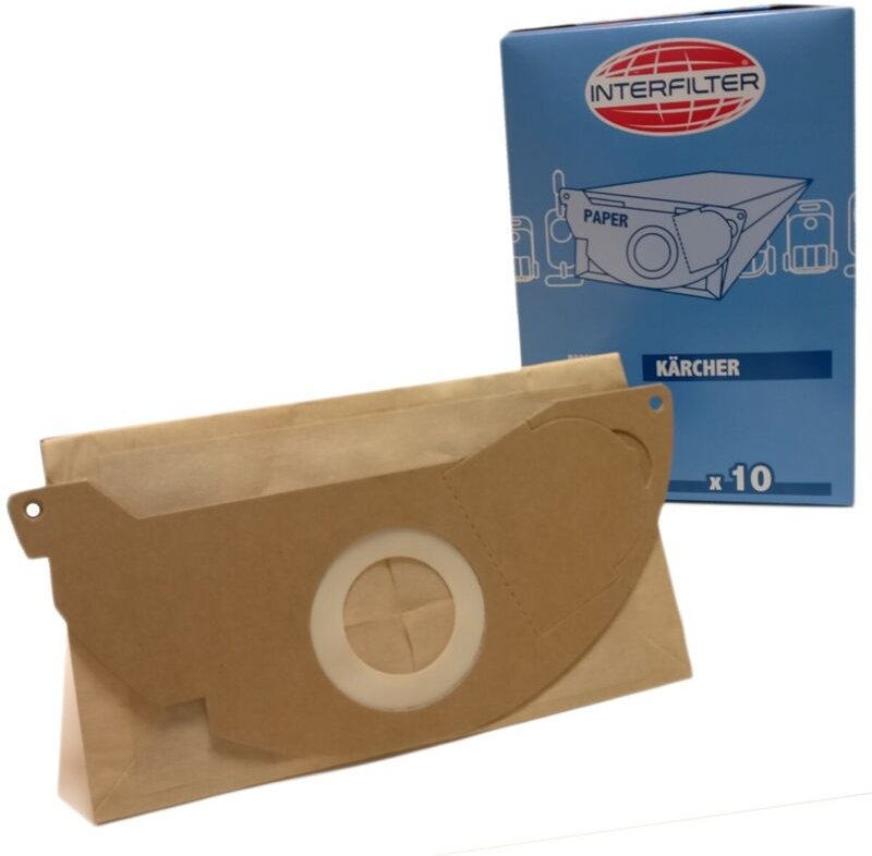 Ersatzteil - 10er Pack Mikrofaser-Staubsaugerbeutel - Karcher