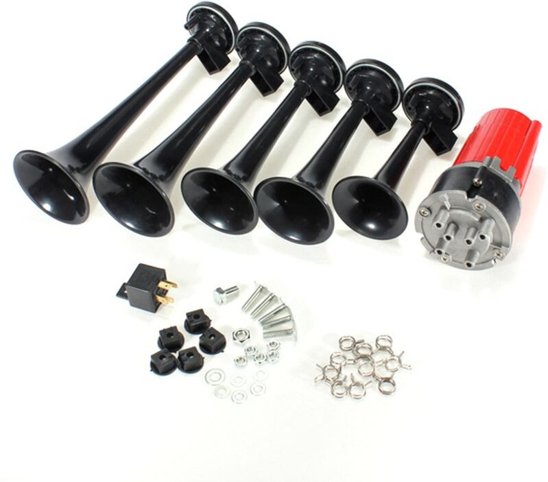 12V 120dB Lufthorn Lufthorn Trompete Lufthorn Luftkompressor Auto Hasaki