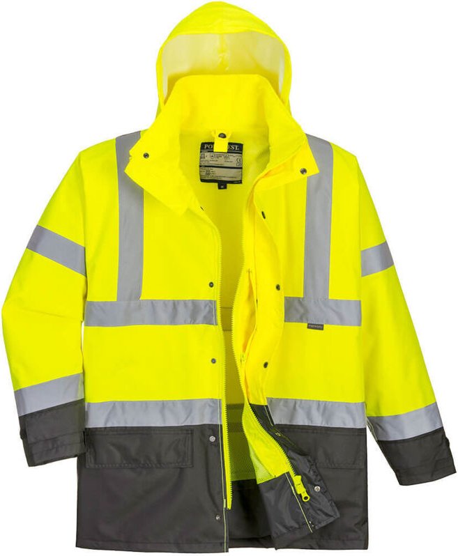 Bicolore Executive 5-in-1 Parka Gelb/Grau M