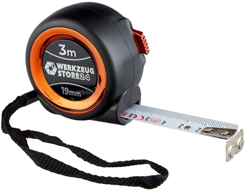 Taschen-Bandmaß 3 m x 19 mm 100117 - Ws24