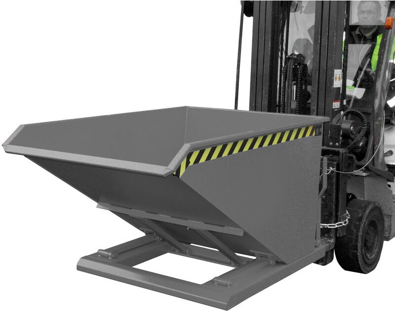 Thumbnail - Bauer Kippbehälter NK 50, lackiert, Mausgrau