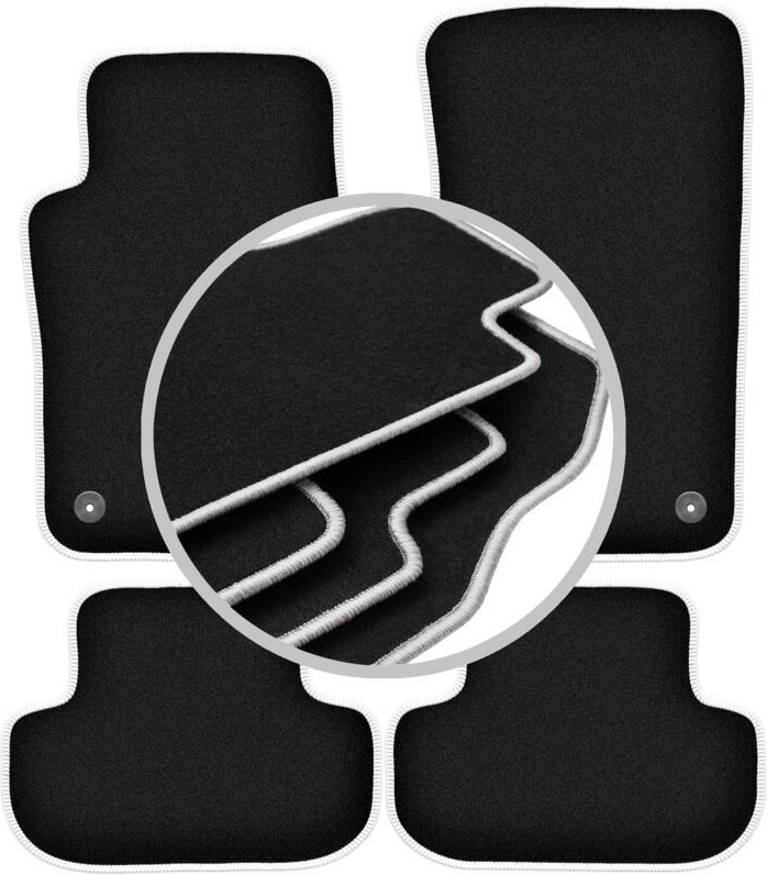 CARLUX-SILVER Autofußmatten für: Chevrolet Camaro V 0 (2006-2015)