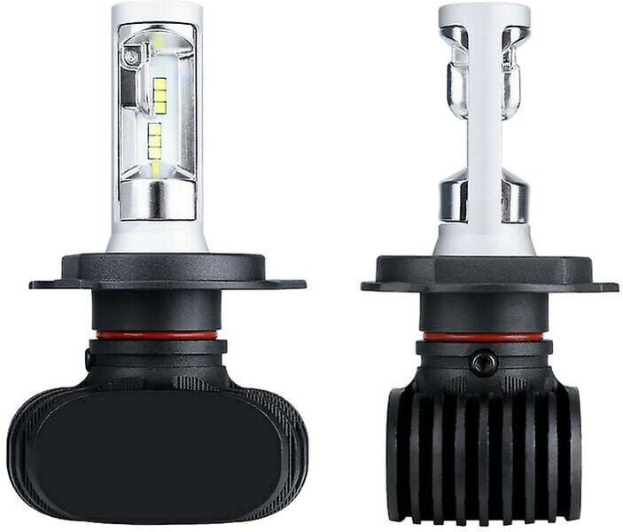 Woosien - 2 Stück H4-LED-Scheinwerfer für Auto, H4 9003 Hb2 180 w, 6500 k, Ersatz für Hi/Lo-Beam-Glühlampen, Scheinwerfe...