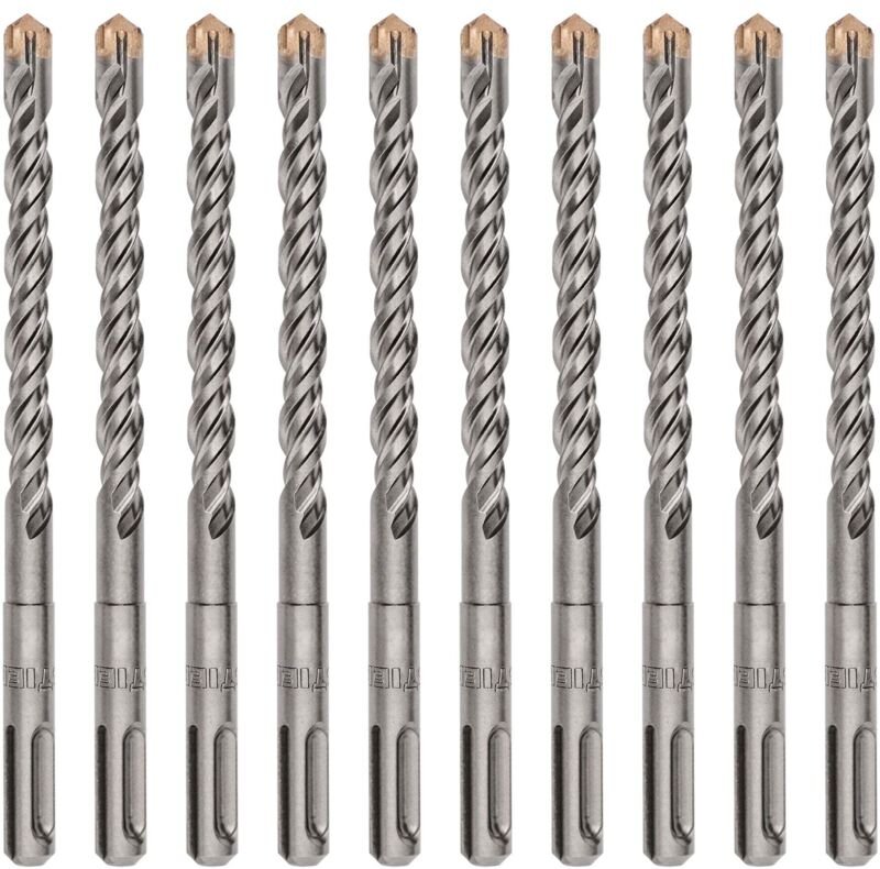 Hammerbohrer Premium, 4-schneidig, Hartmetall Spitze, SDS-plus, präzises und schnelles Bohren, Beton Stein, 6 x 160 mm, ...