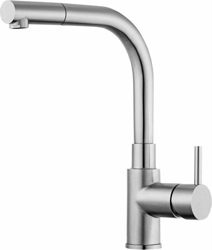 Paffoni - Küchenspülenmischer aus Edelstahl AISI303 STEEL2 185 Stahl