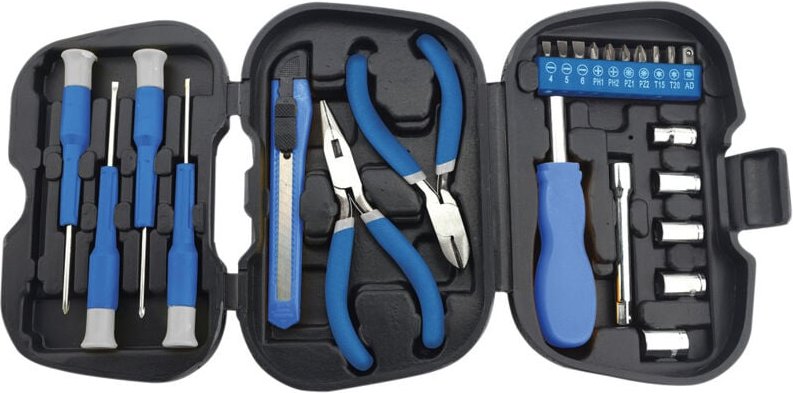 Grundlegender Werkzeugsatz für den Haushalt