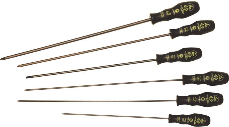 C.k Magma - c.k Werkstatt Schraubendreher-Set 6teilig Schlitz, Kreuzschlitz Phillips, Innen-Sechsrund (tx)