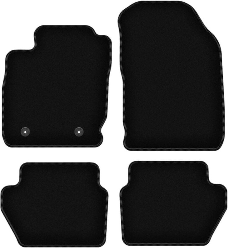 BASIC schwarze Veloursmatten für: Ford EcoSport MK2 FL Crossover (2017-)