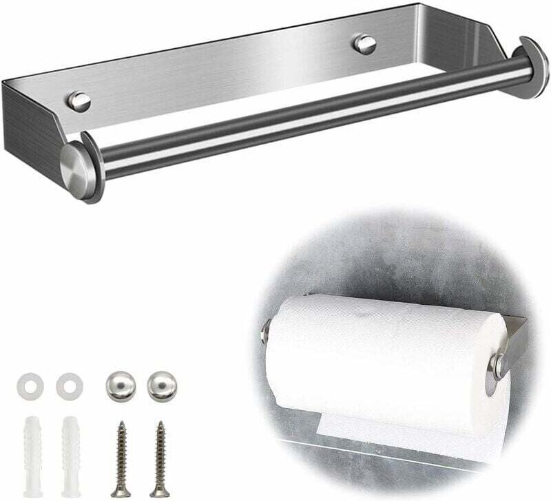 Odipie - Küchenpapierhandtuchhalter aus Edelstahl, Küchenrollenhalter, Rollenpapierhandtuchspender, Papierhandtuchhalter...