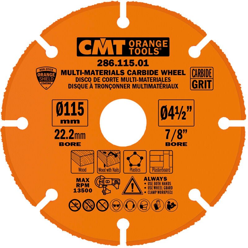 286.230.01 Multi-Material-Trennscheibe Hw Korn D=230 B=22.23