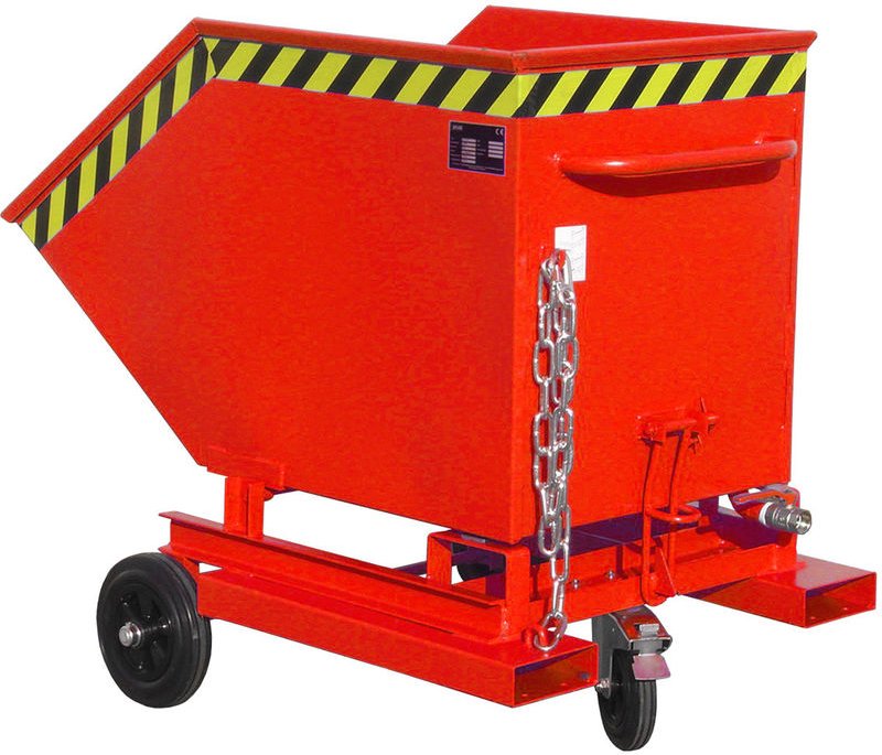 Bauer Späne-Kastenwagen SKW-ET 400, lackiert, Feuerrot