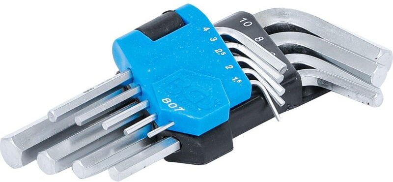 BGS Winkelschlüssel-Satz kurz Innensechskant 1,5 - 10 mm, 9-tlg.