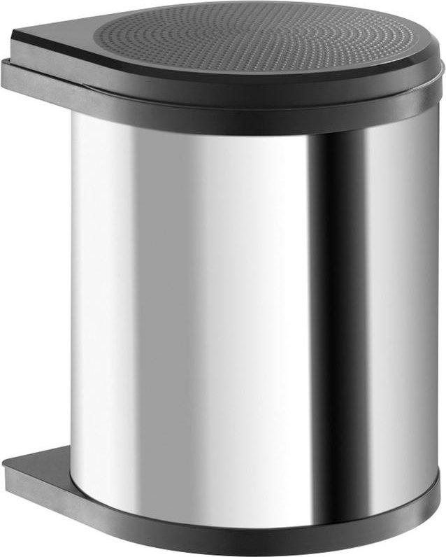 Thumbnail - Abfallsammler Mono 15 l Edelstahl / schwarz Hailo 3515031