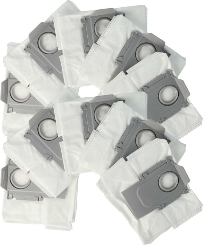10x Staubbeutel kompatibel mit Roborock Q5, G10S, G10PRO, Q7, Q5+ Saugroboter - Beutel für die Absaugstation - Vhbw