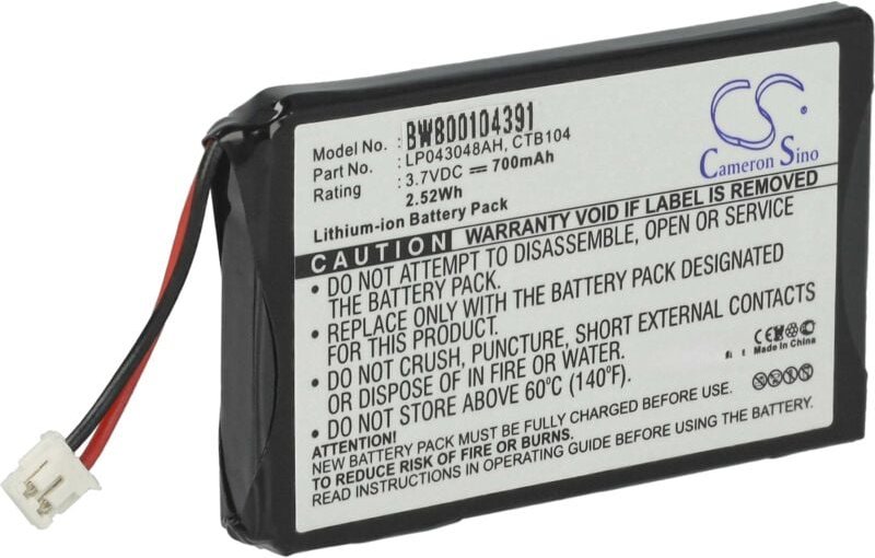 Vhbw - Akku kompatibel mit Sagem 690 schnurlos Festnetz Telefon (700 mAh, 3,7 v, Li-Ion)